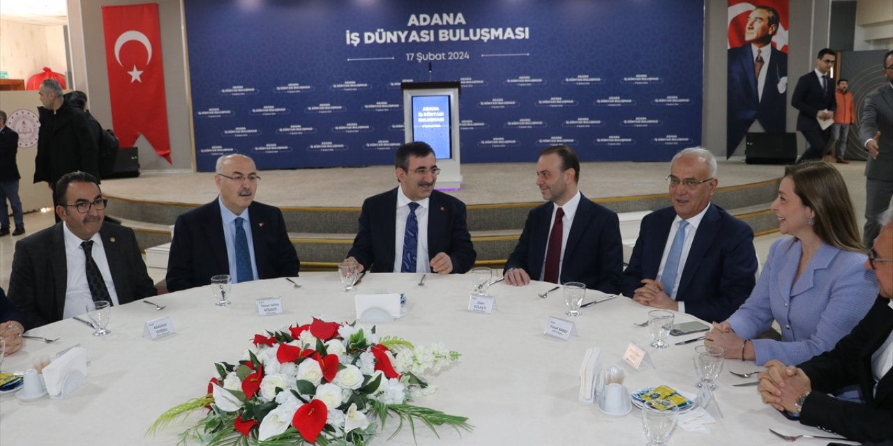 Cumhurbaşkanı Yardımcısı Yılmaz, Adana İş Dünyası Buluşması'nda konuştu: