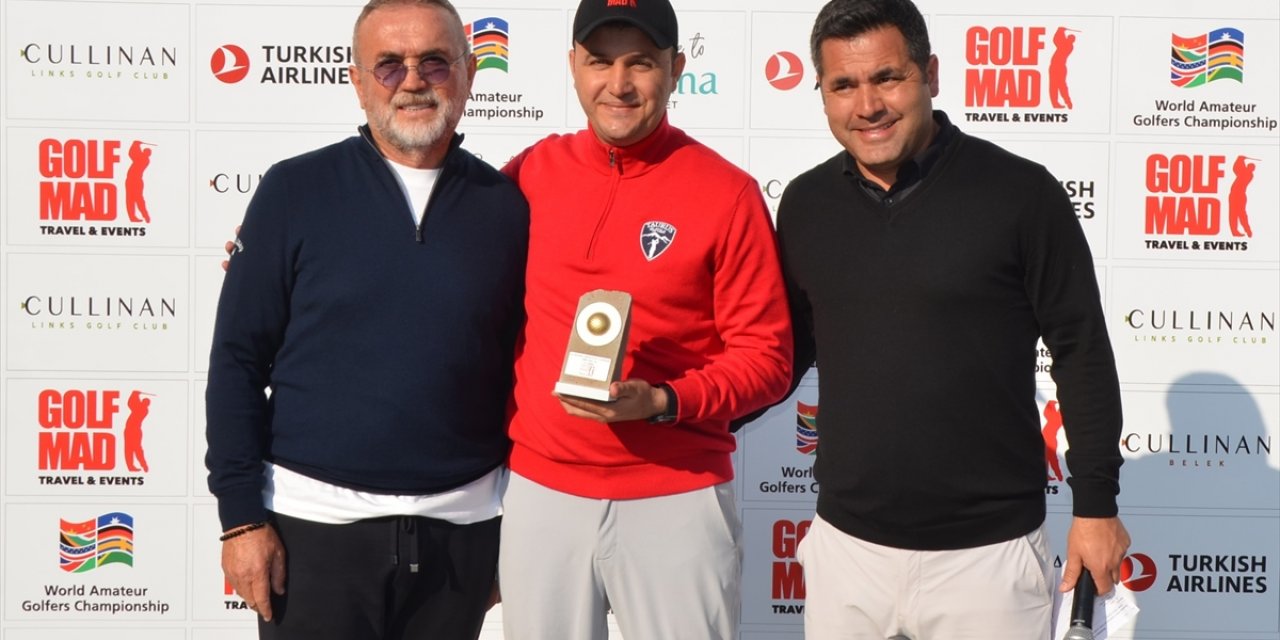 Dünya Amatör Golfçüler Türkiye Şampiyonası Finali Antalya'da yapıldı