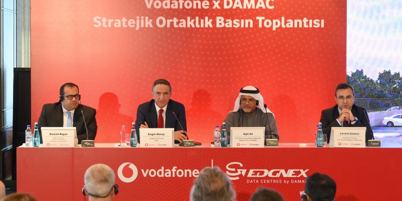 Vodafone ve DAMAC, Türkiye'de 100 milyon dolarlık veri merkezi yatırımı yapacak