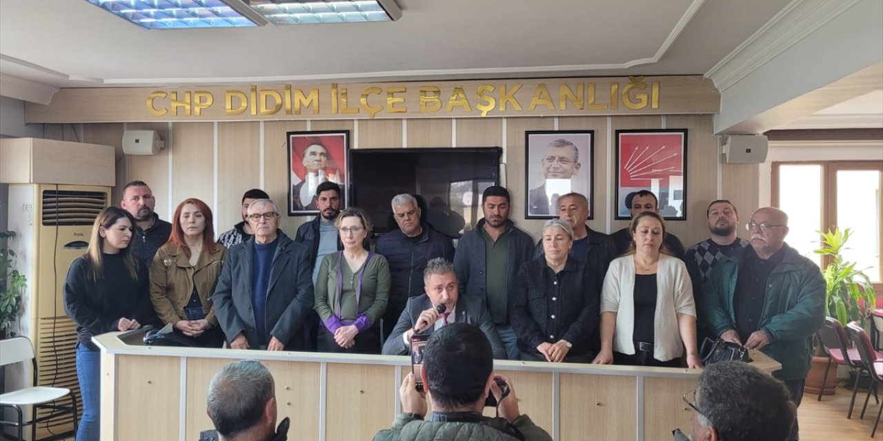 Belediye başkanı adayına tepki gösteren CHP Didim ilçe yönetimi istifa etti