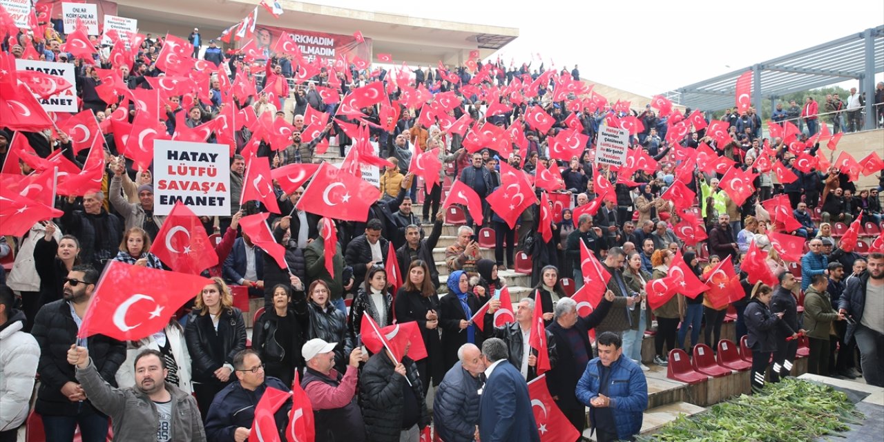 Hatay Büyükşehir Belediye Başkanı Savaş, halk buluşmasına katıldı