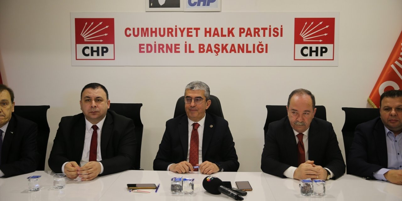 CHP Grup Başkanvekili Günaydın, partisinin Edirne İl Başkanlığını ziyaret etti