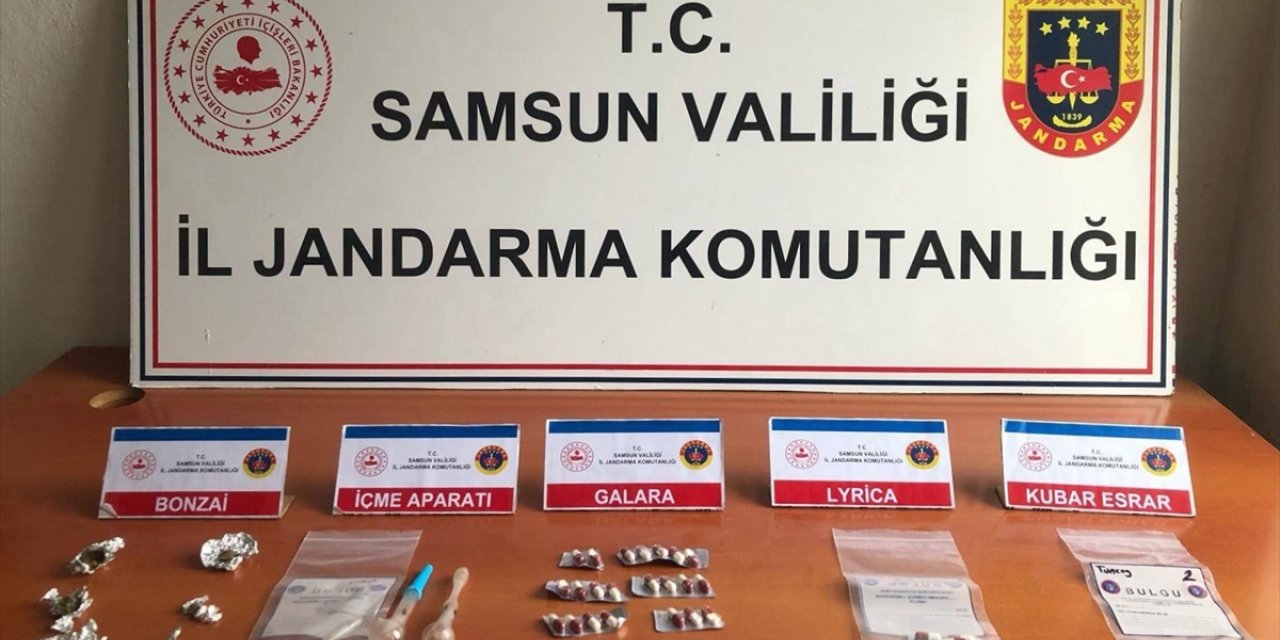 Samsun'da uyuşturucu operasyonlarında 5 zanlı yakalandı