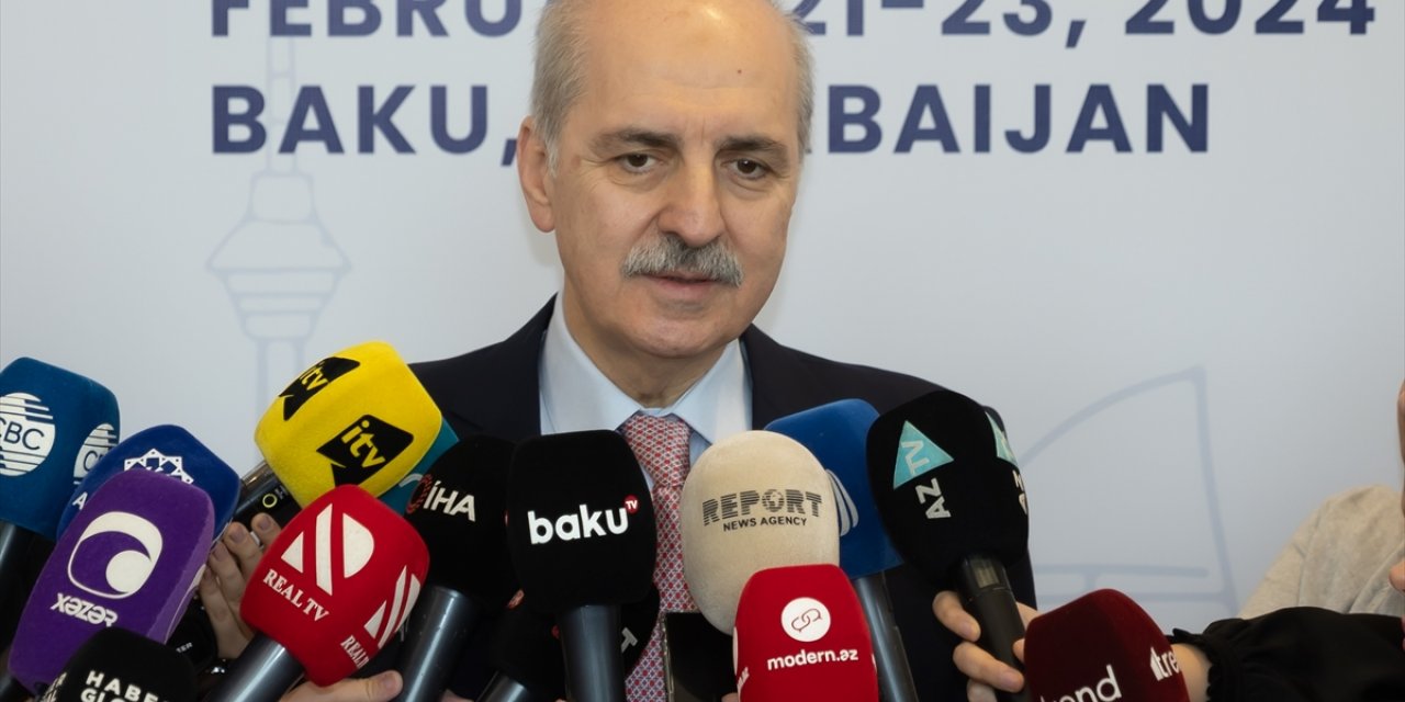 TBMM Başkanı Kurtulmuş, Azerbaycan medyasının sorularını yanıtladı: