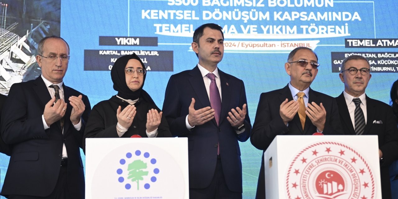 İstanbul'da 5 bin 500 yapının kentsel dönüşümü için tören düzenlendi