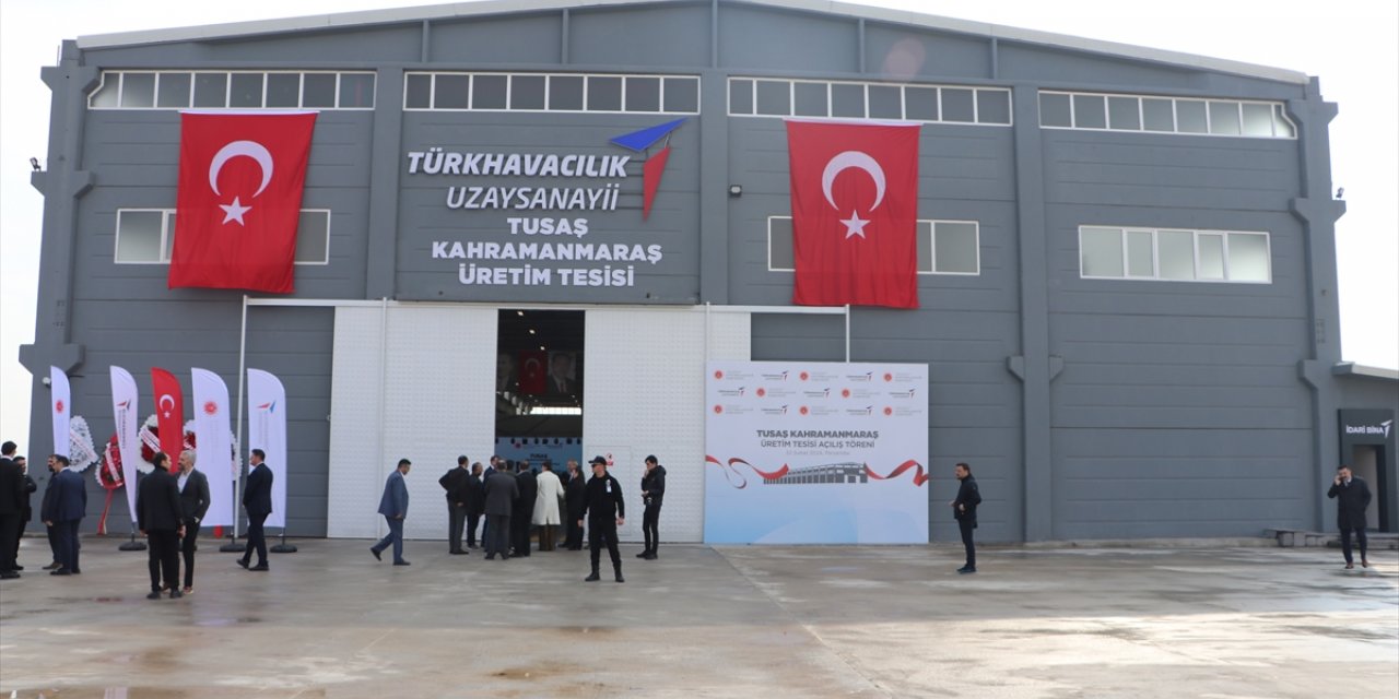 TUSAŞ'ın Kahramanmaraş'ta uçak parçası üretecek tesisi açıldı