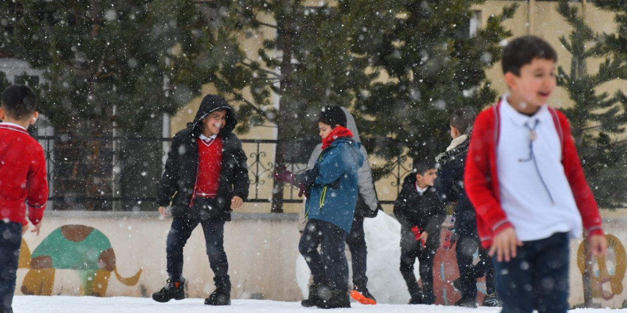 Kars'ta kar etkili oldu