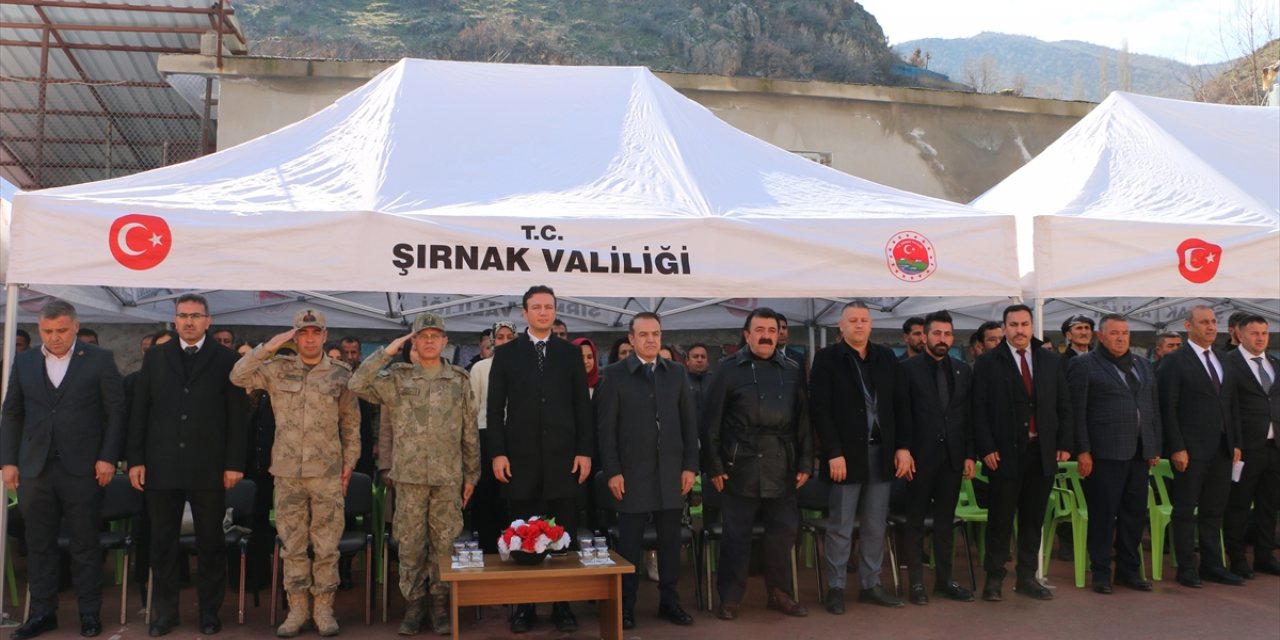 Şırnak'ta terör örgütü PKK'nın katlettiği 14 kişi anıldı