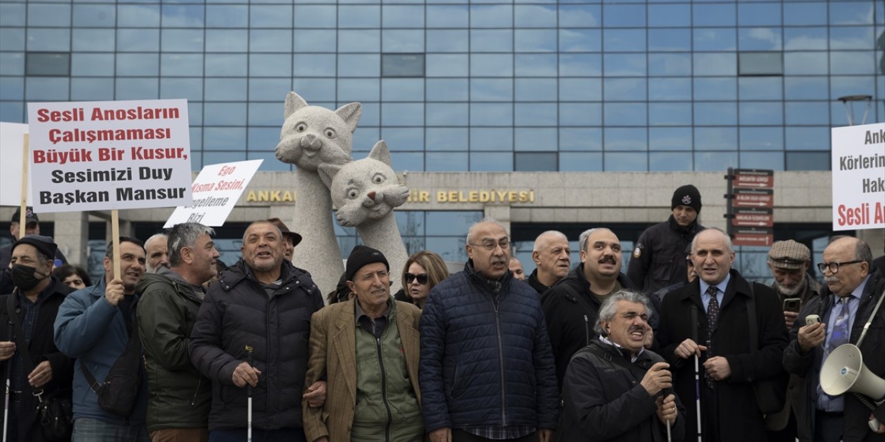 Görme engelliler, EGO otobüslerinde sesli anons sisteminin yeniden çalışmasını istedi