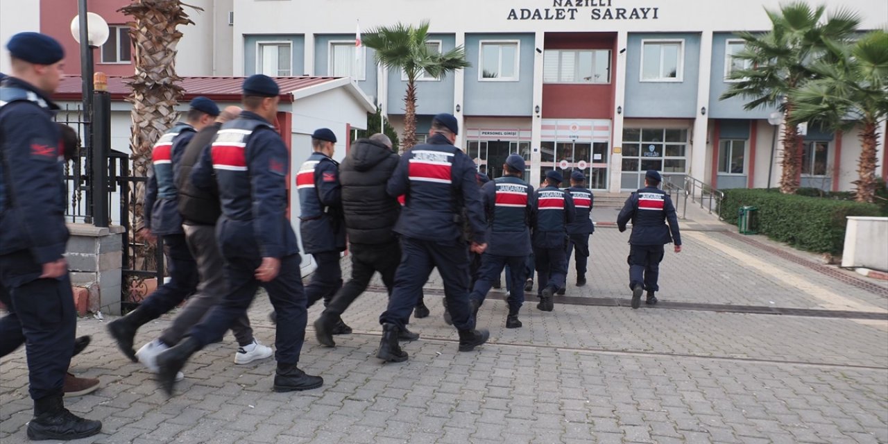 Aydın'da Kafes-45 operasyonu kapsamında 25 kişi tutuklandı