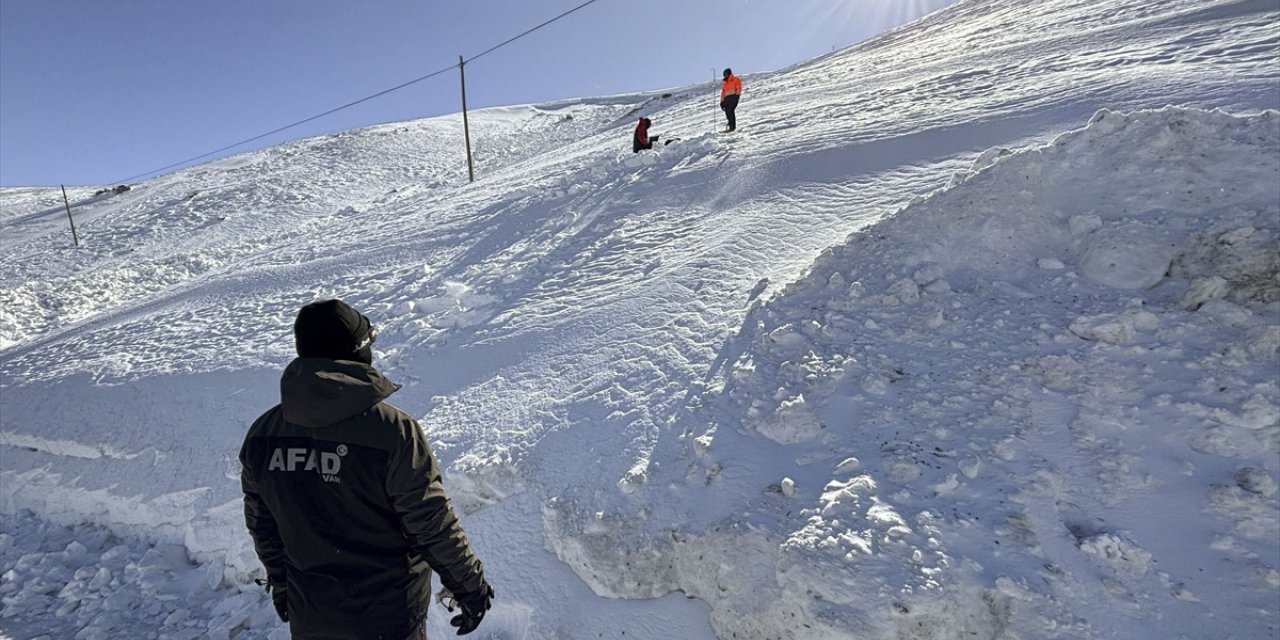 Van-Hakkari kara yolunda çığ incelemesi