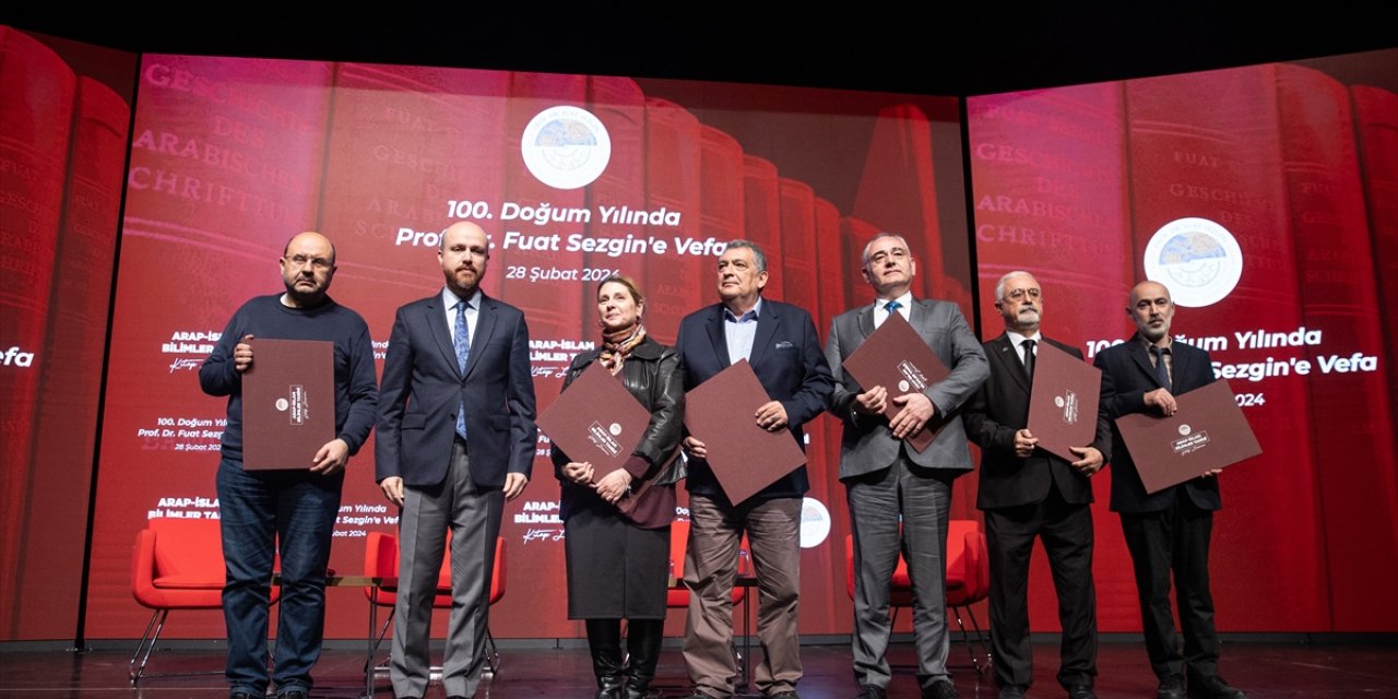 Prof. Dr. Fuat Sezgin'in doğumunun 100'ncü yılı dolayısıyla panel düzenlendi