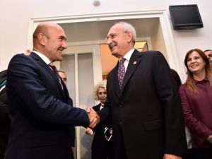 Kılıçdaroğlu, İzmir Büyükşehir Belediye Başkanı Soyer'i kabul etti