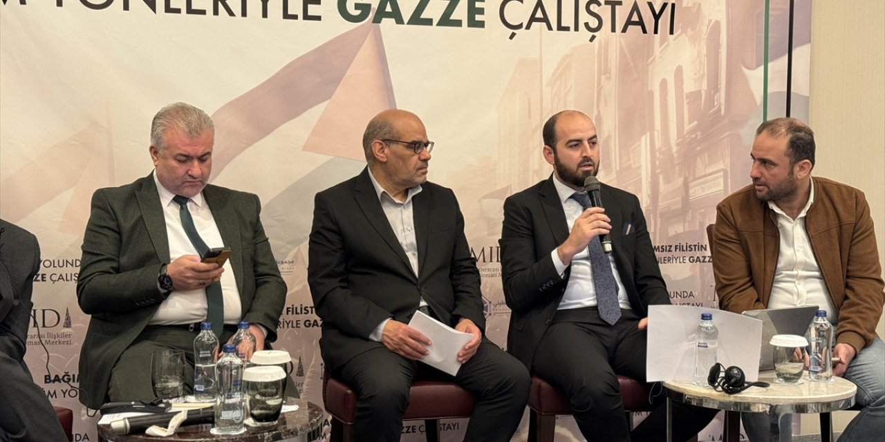 Ülkelerin İsrail'in Gazze saldırılarına ilişkin tutumları, İstanbul'daki çalıştayda ele alındı