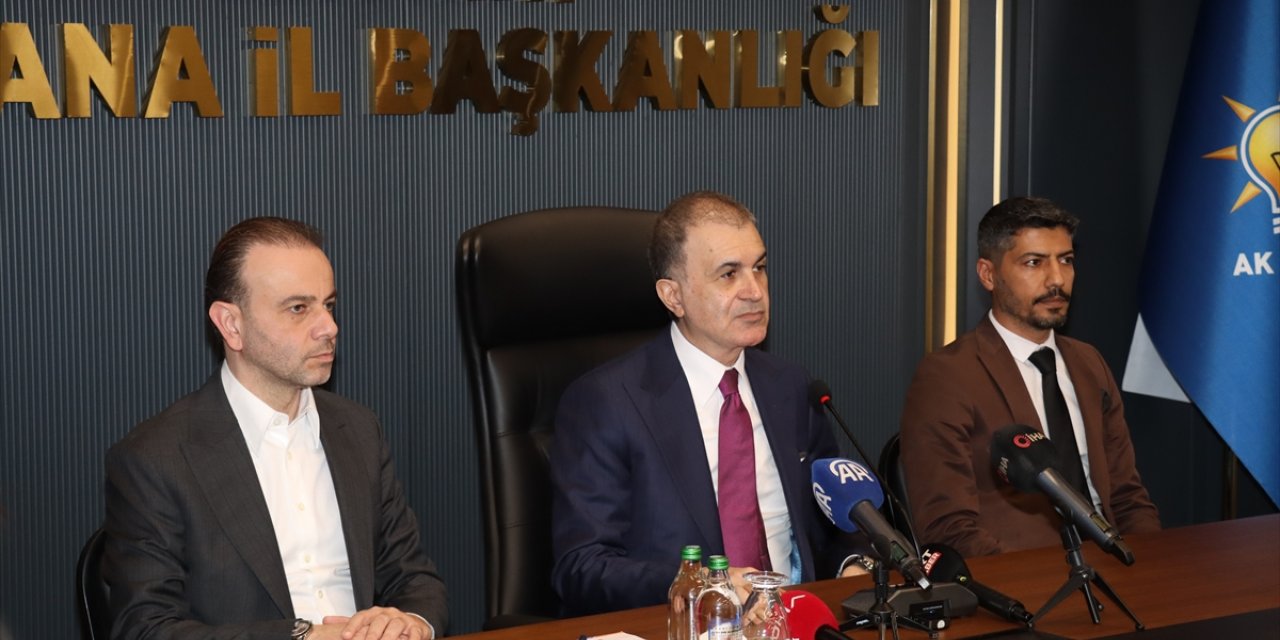 AK Parti Sözcüsü Çelik, Adana'da partisinin üye katılım töreninde konuştu: