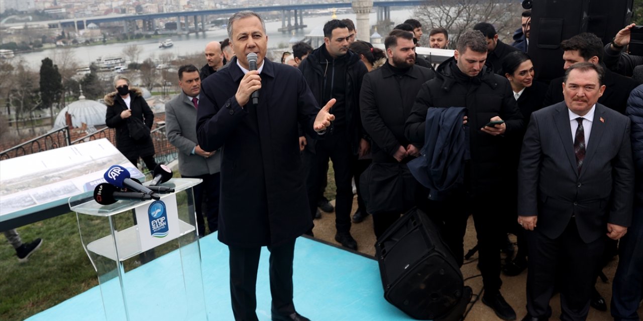 İçişleri Bakanı Yerlikaya, Manzaram Eyüpsultan Seyir Terası'nın açılışında konuştu: