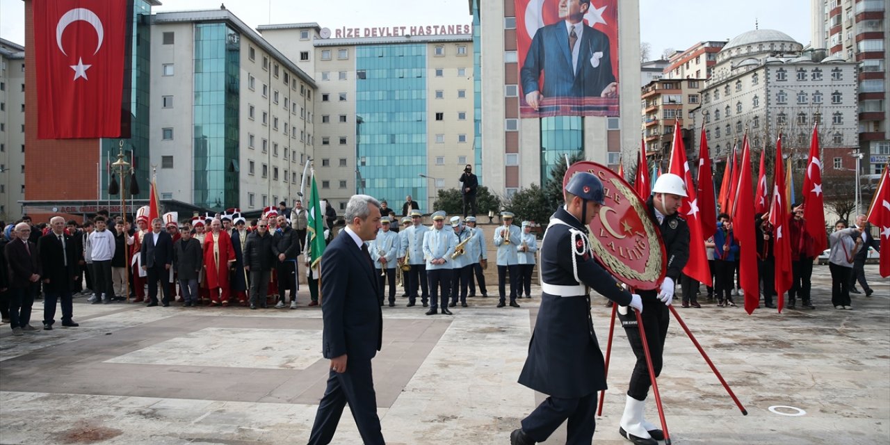 Rize'nin düşman işgalinden kurtuluşunun 106'ncı yıl dönümü kutlandı