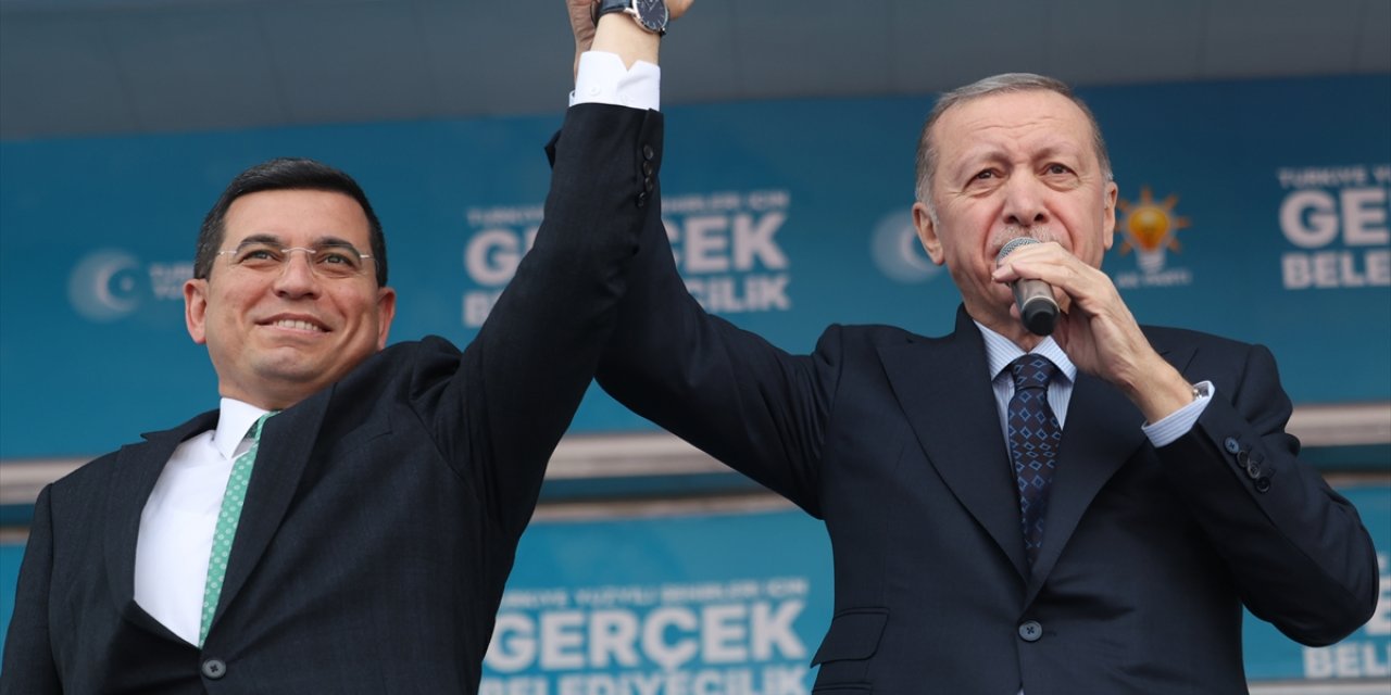 Cumhurbaşkanı Erdoğan, partisinin Antalya mitinginde konuştu: (1)