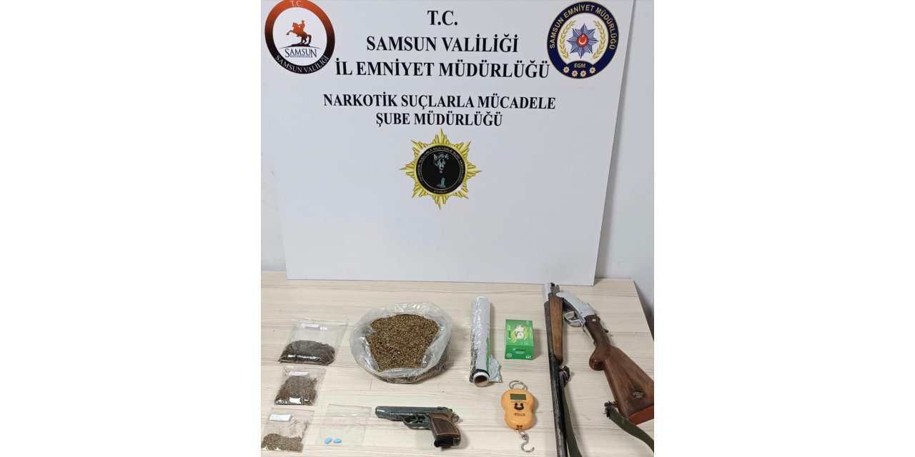 Samsun'da uyuşturucu operasyonunda yakalanan 3 kişi tutuklandı