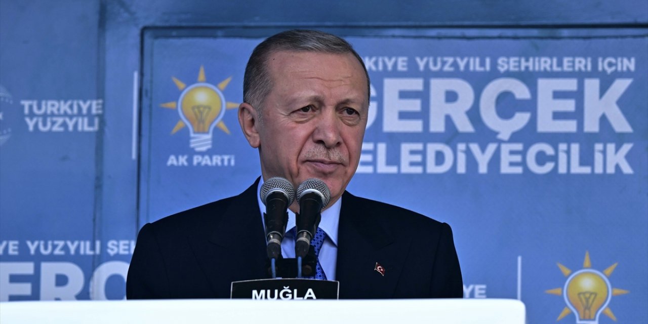 Cumhurbaşkanı ve AK Parti Genel Başkanı Erdoğan, Muğla mitinginde konuştu: (1)