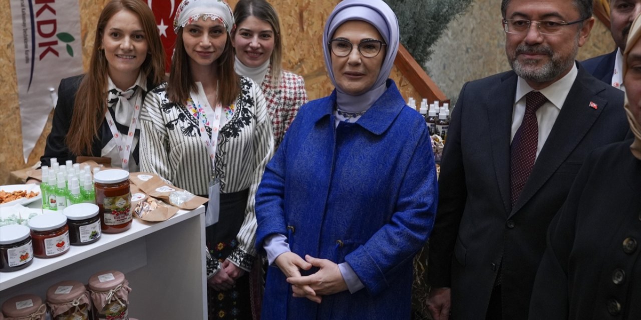 Emine Erdoğan, "Tarımda Kadın Emeği Zirvesi" programında konuştu: