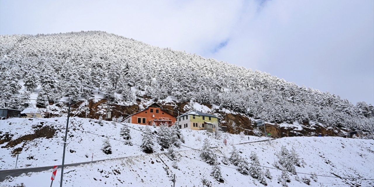 Zigana Dağı'nda kar ve sis etkili oldu