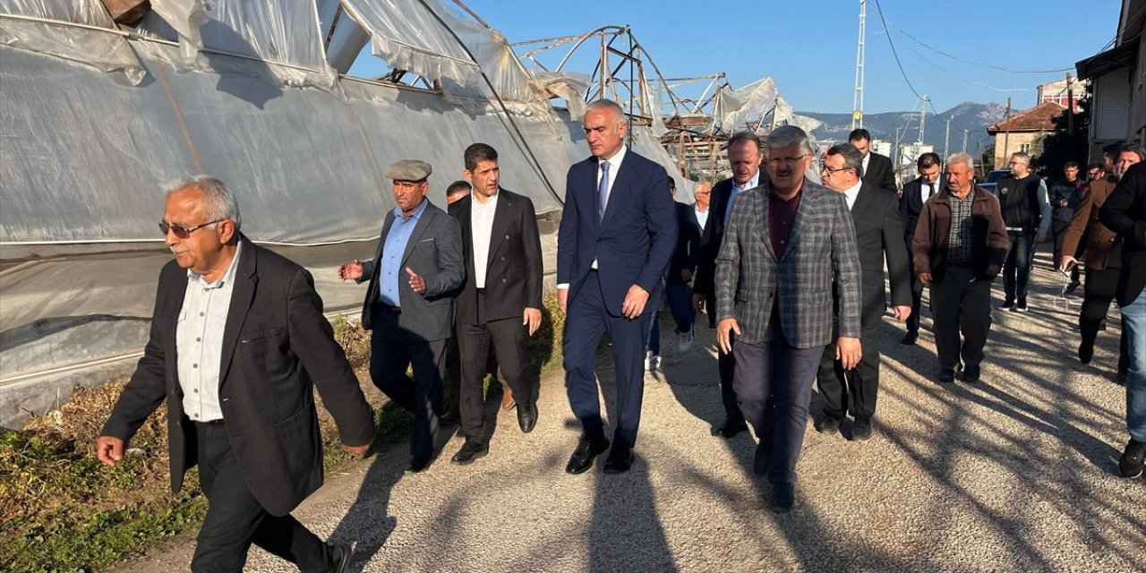 Kültür ve Turizm Bakanı Ersoy, Demre ve Kumluca'da incelemelerde bulundu