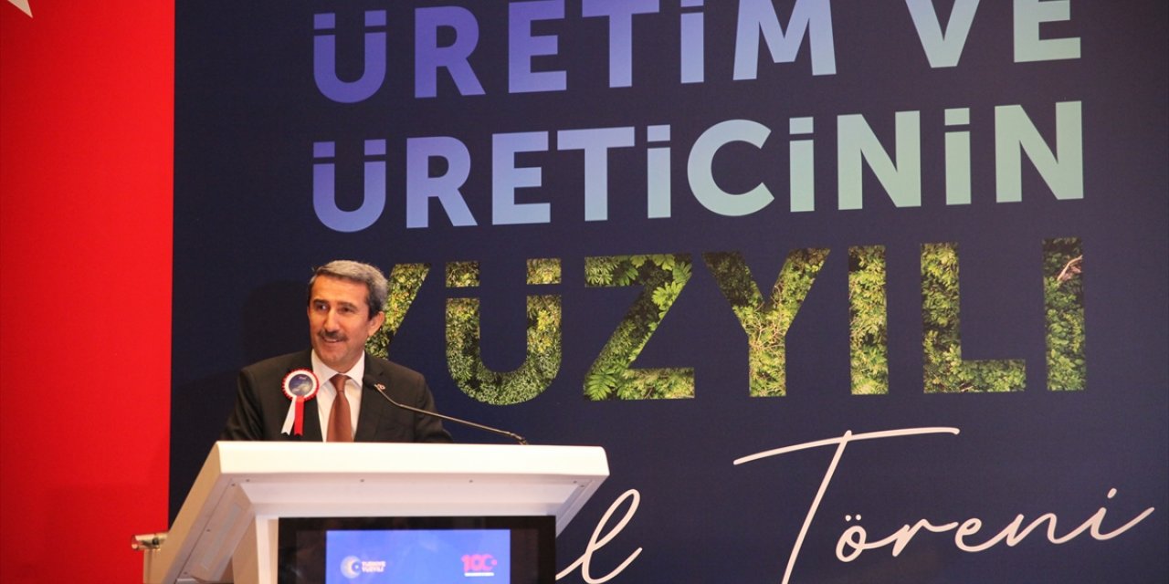 Üretim ve Üreticinin Yüzyılı Ödül Töreni, Ankara'da yapıldı
