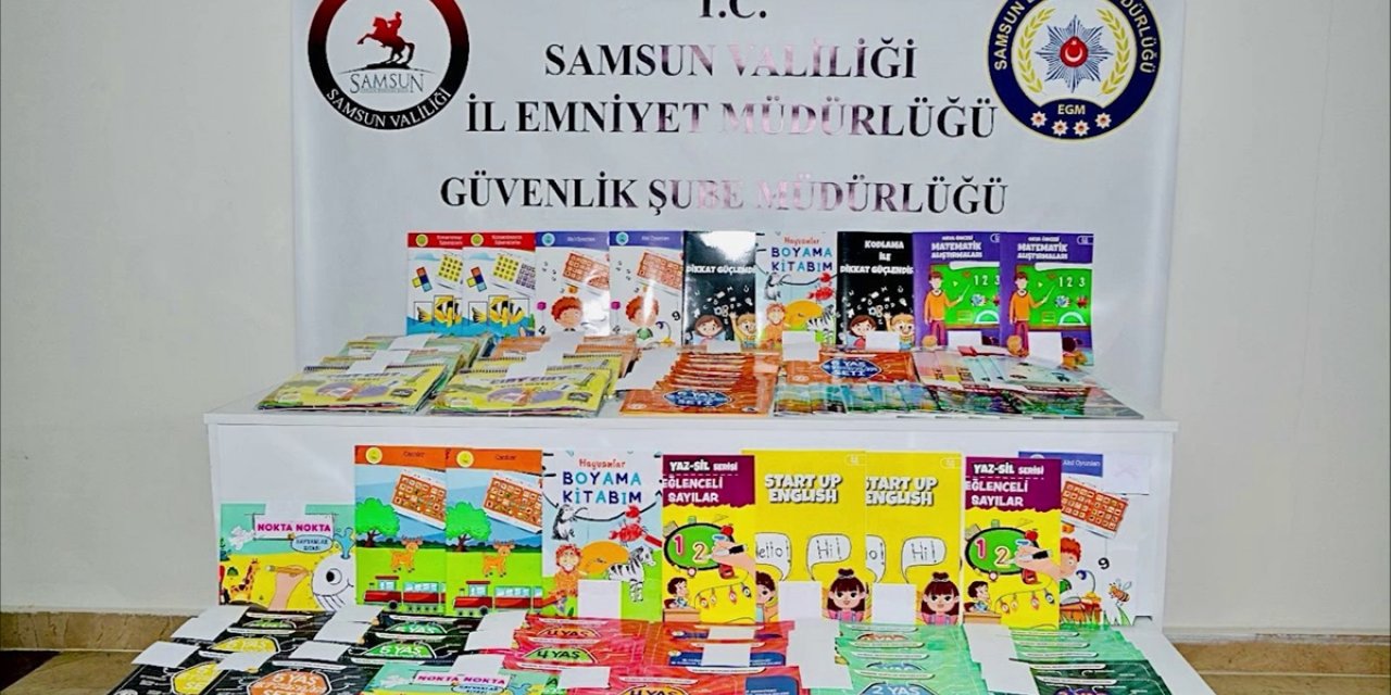 Samsun'da 10 bin 679 bandrolsüz kitap ele geçirildi