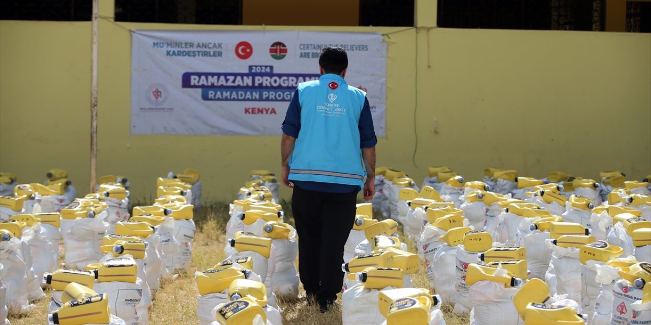 Türkiye Diyanet Vakfı, Kenya'da gıda yardımı yaptı