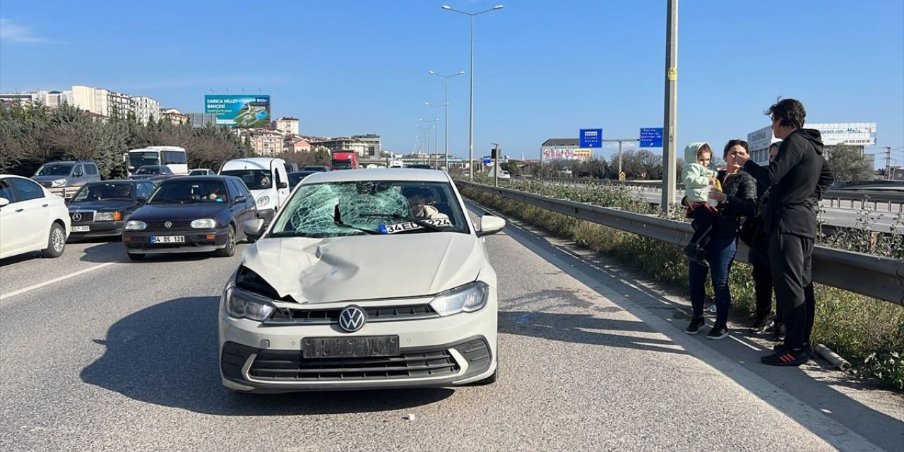 Kocaeli'de otomobilin çarptığı yaya ağır yaralandı