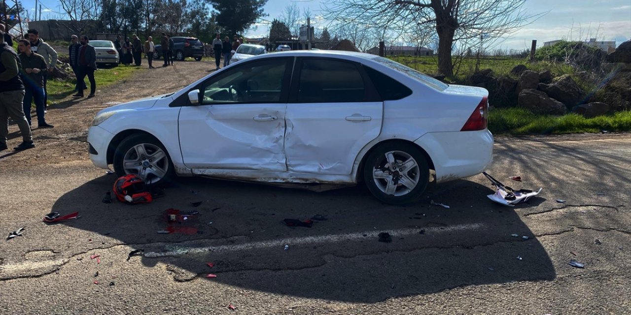 Şanlıurfa'da otomobille çarpışan motosikletin sürücüsü öldü