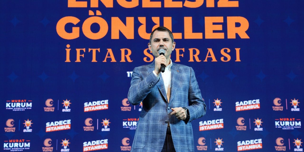 İBB Başkan adayı Kurum "Engelsiz Gönüller İftar Sofrası" programında konuştu: