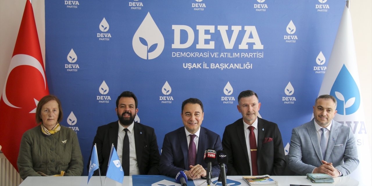 DEVA Partisi Genel Başkanı Babacan, Uşak'ta konuştu: