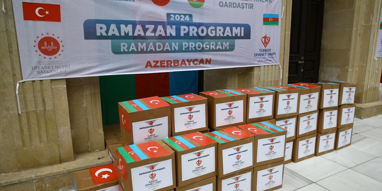 TDV, Azerbaycan'daki ihtiyaç sahiplerine ramazan yardımı dağıtımına başladı