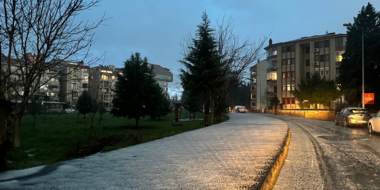 Edirne'de sağanak ve dolu etkili oldu