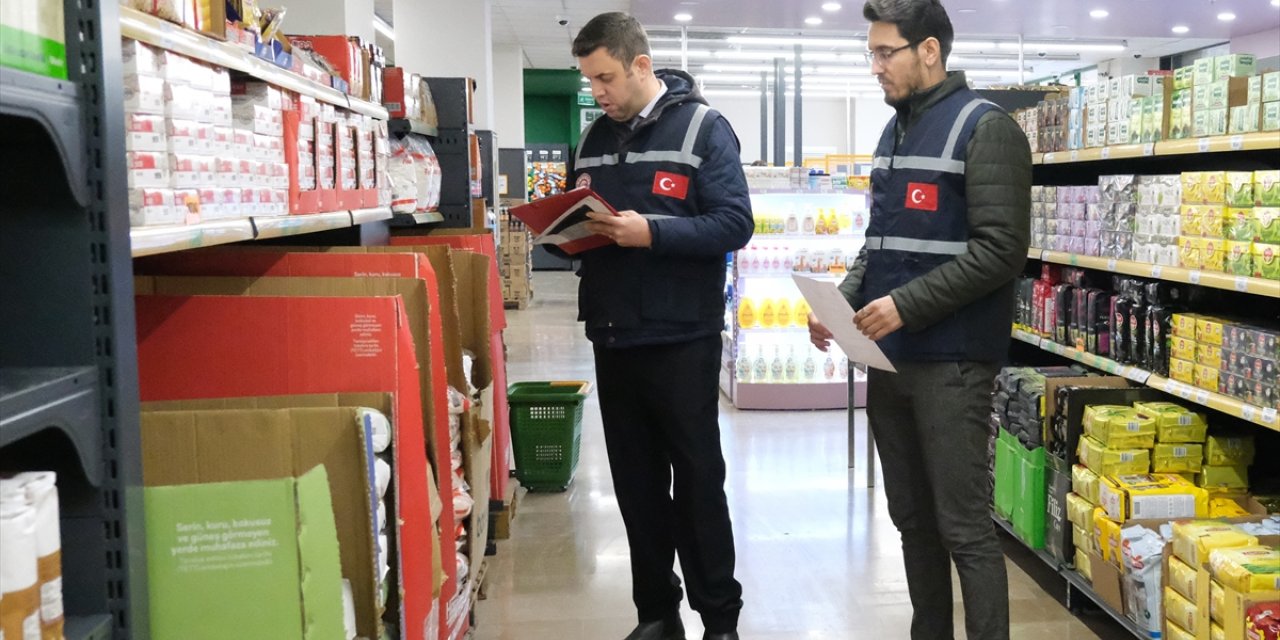 Trakya'da zincir marketlerde fiyat ve etiket denetimi yapıldı