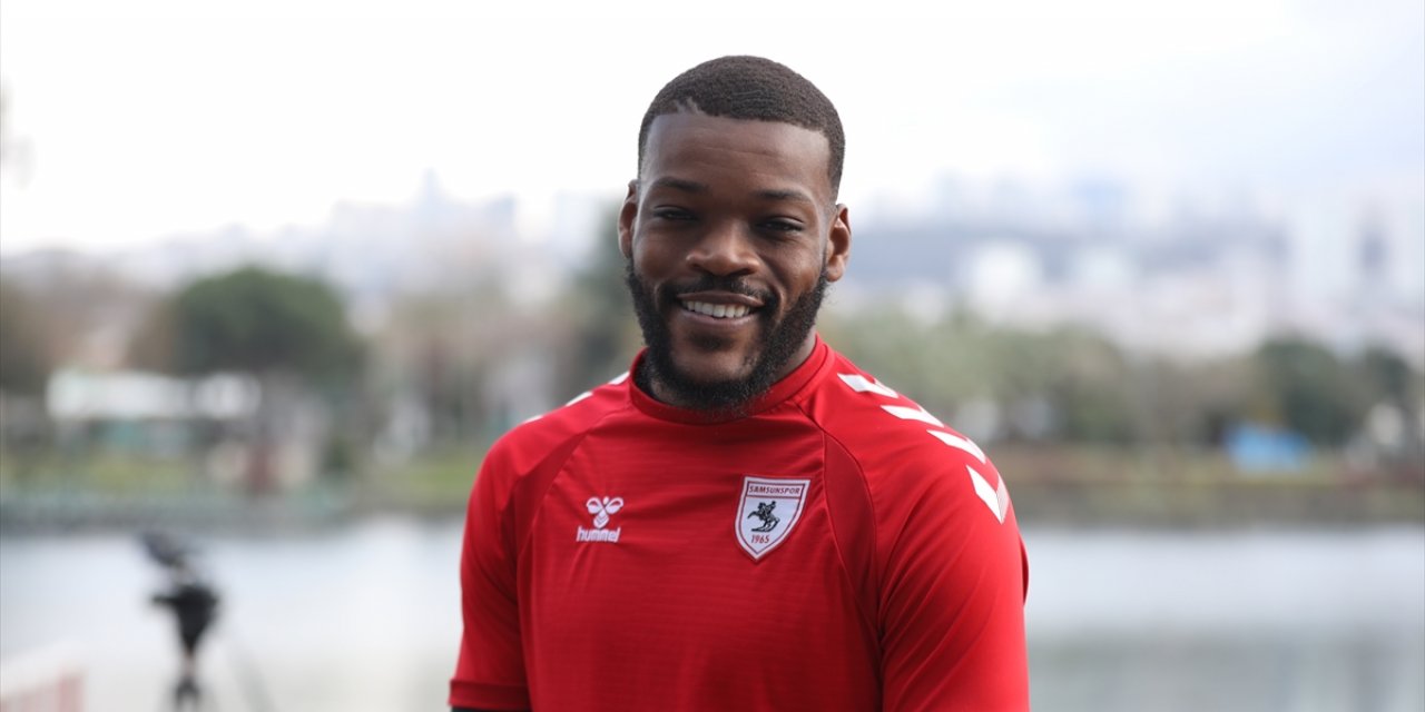 Samsunspor'un Kamerunlu futbolcusu Ntcham, gollerden sonra taklalarına devam etmek istiyor: