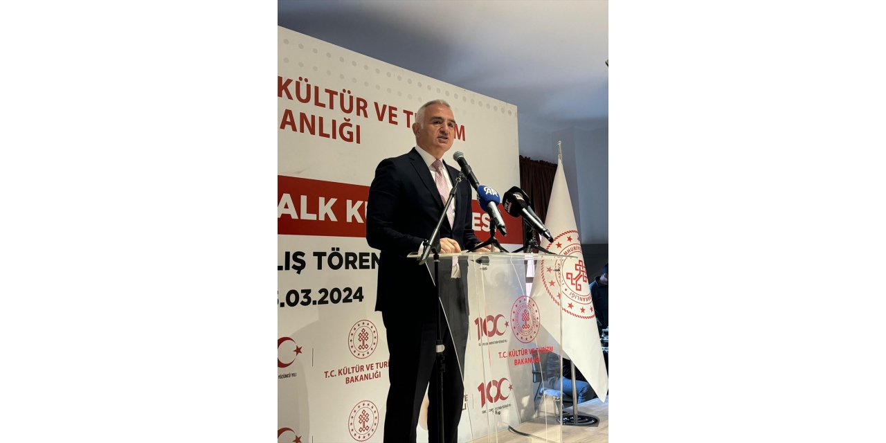 Kültür ve Turizm Bakanı Ersoy, İbradı İlçe Halk Kütüphanesi'nin açılışında konuştu: