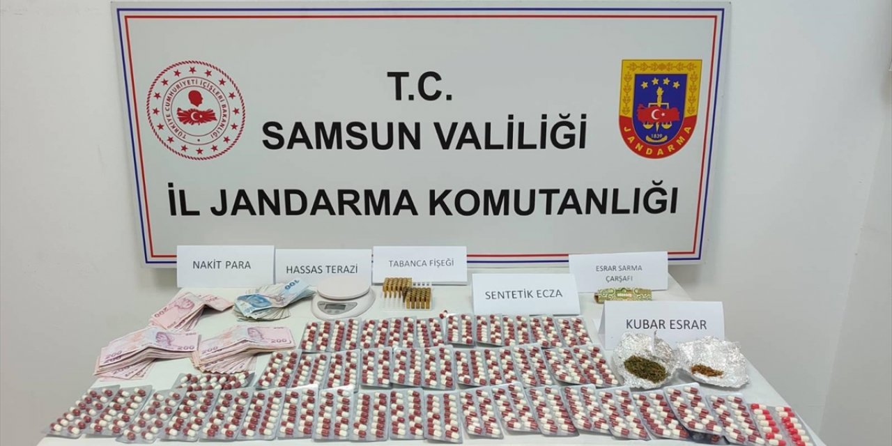 Samsun'da uyuşturucu operasyonunda 2 zanlı yakalandı