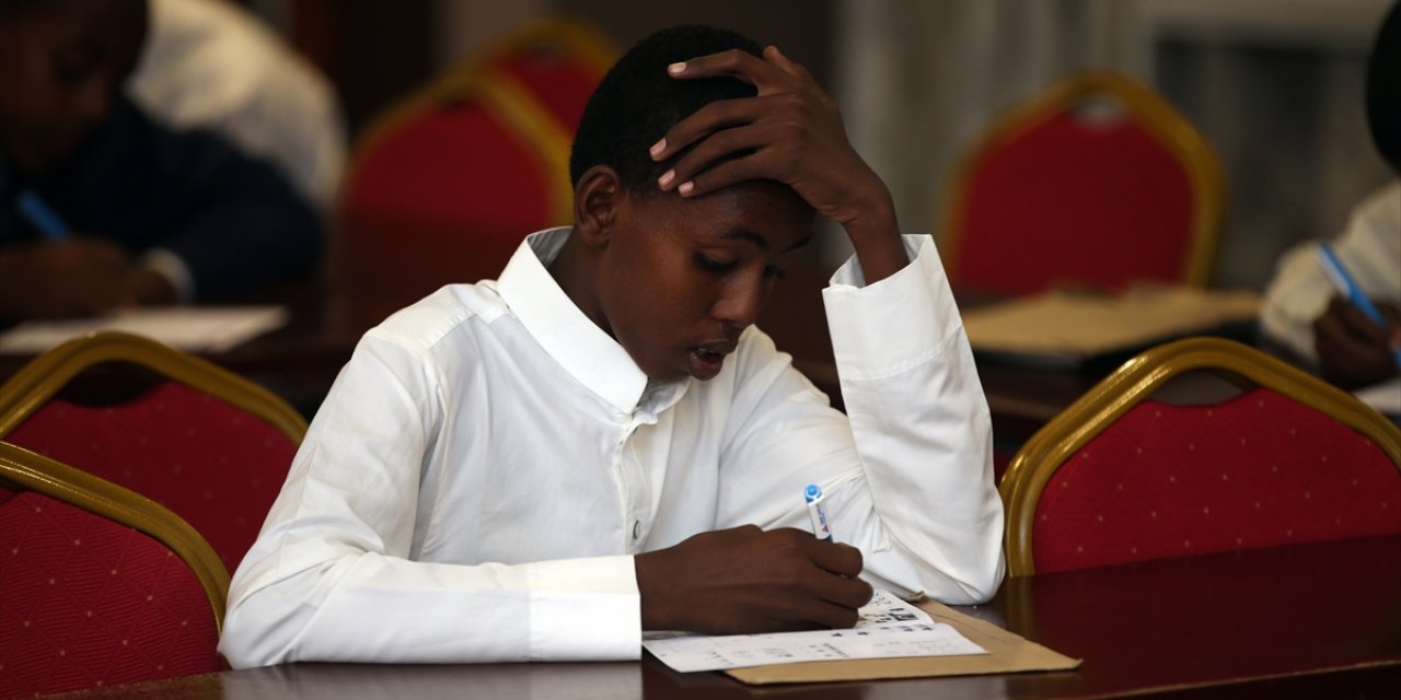 Kenyalı öğrenciler, TDV bursu için sınav ve mülakatlara girdi