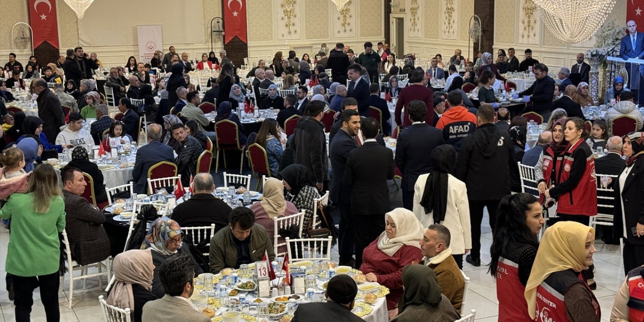 Kahramanmaraş'ta şehit aileleri iftarda buluştu