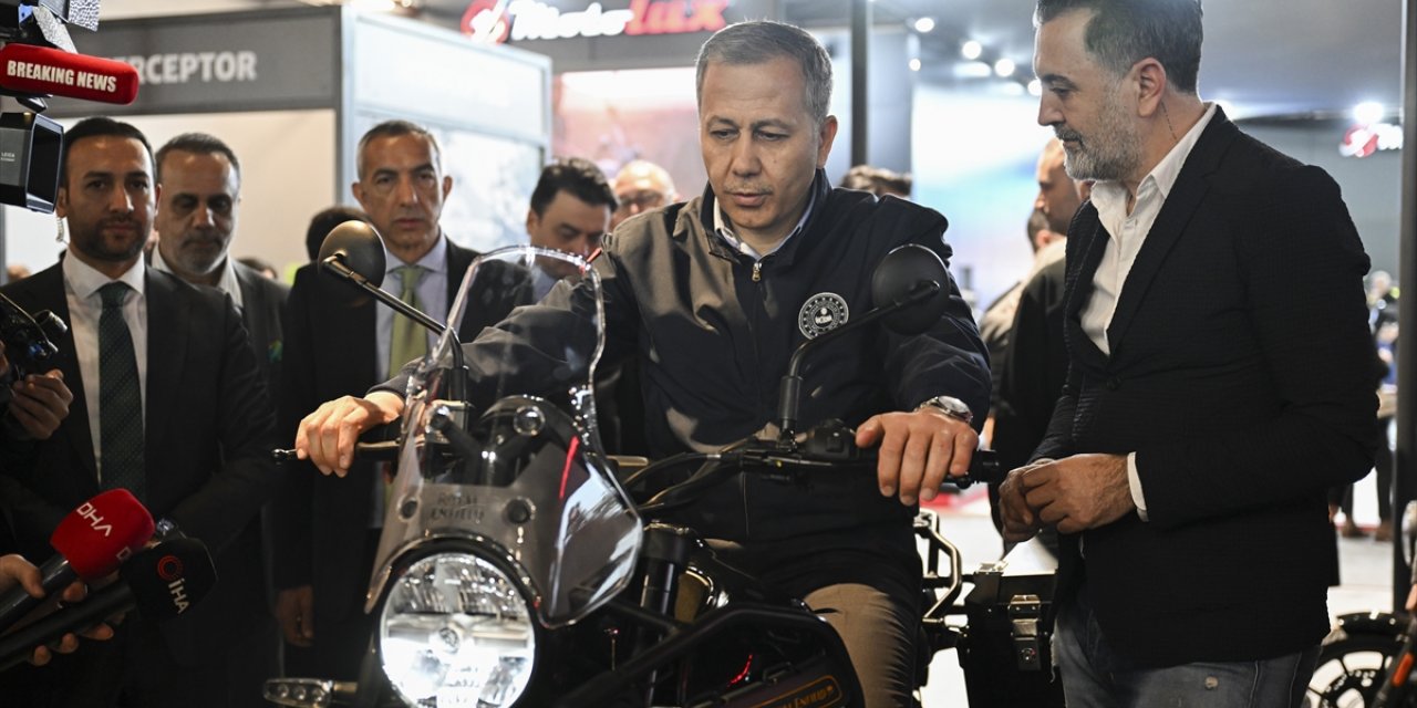 Bakan Yerlikaya, "Motobike İstanbul 2024" fuarının açılışında konuştu: