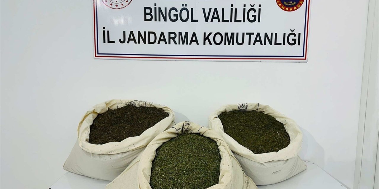 Bingöl'de 34 kilo 700 gram esrar ele geçirildi