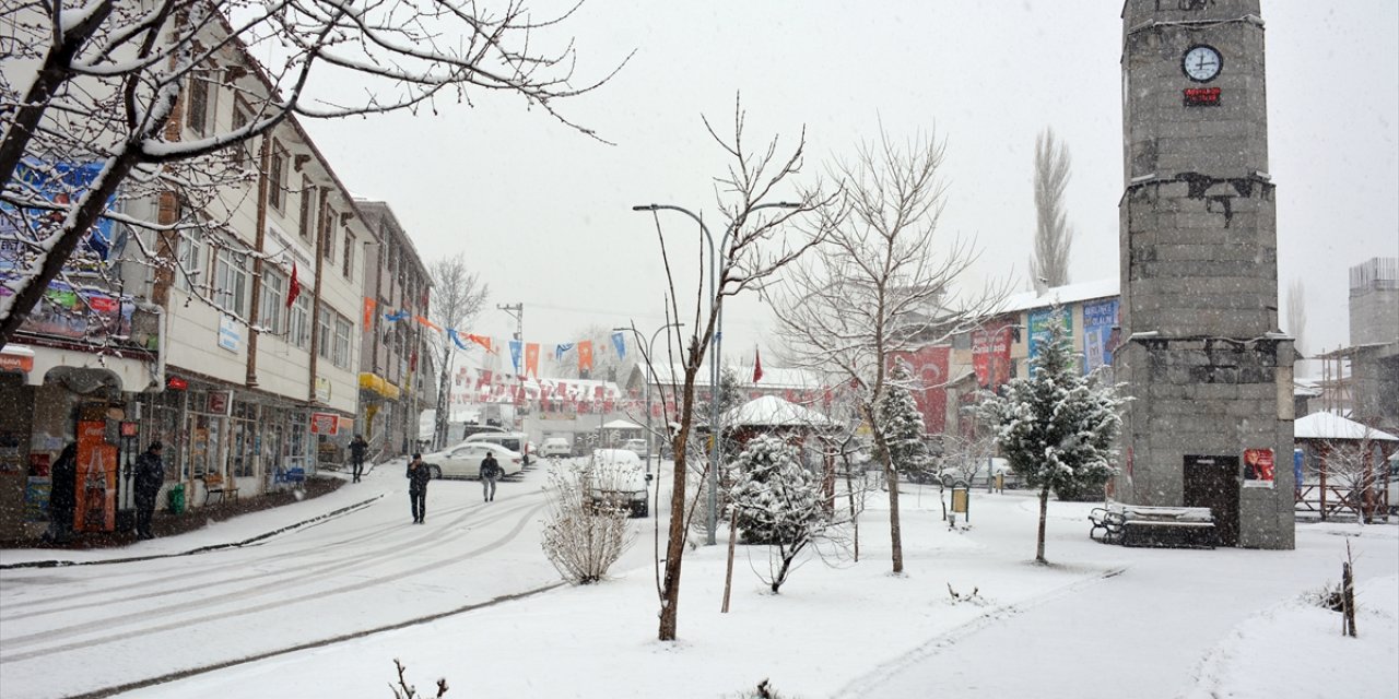 Çorum ve Tokat'ta kar etkili oluyor