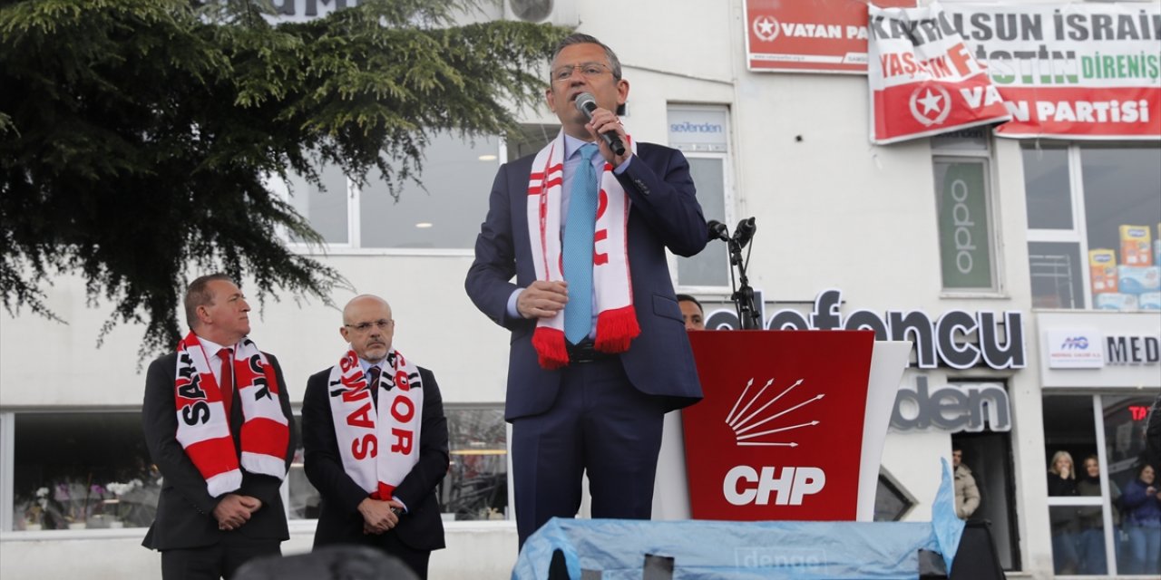 CHP Genel Başkanı Özel, partisinin Samsun mitinginde konuştu: