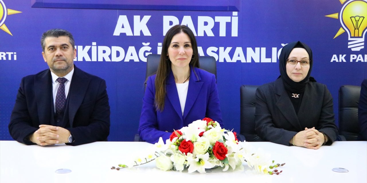 AK Parti Genel Başkan Yardımcısı Karaaslan, Tekirdağ'da partililerle bir araya geldi