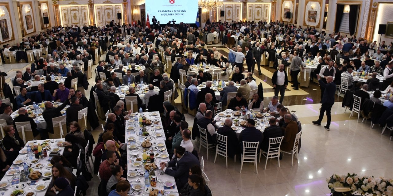 Kosova Demokratik Türk Partisinin geleneksel iftar programı düzenlendi