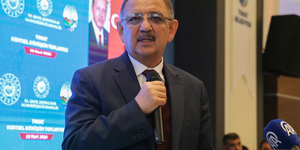 Çevre, Şehircilik ve İklim Değişikliği Bakanı Özhaseki, Tokat'ta konuştu:
