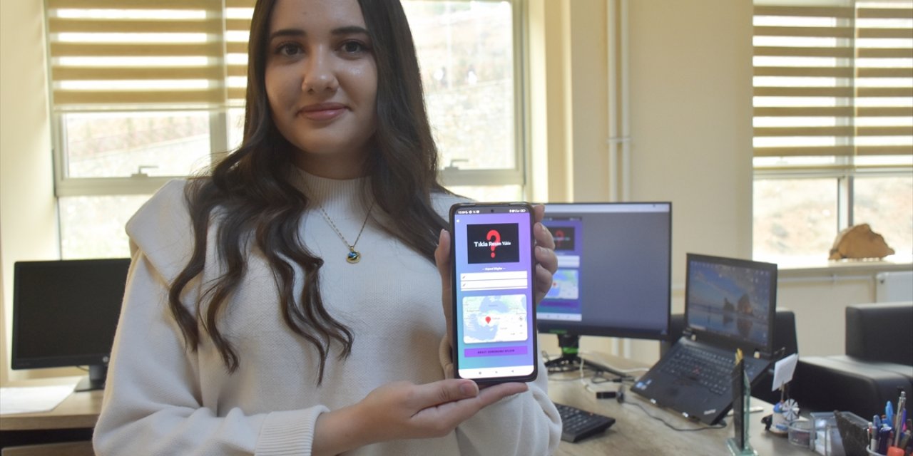 Gümüşhane'de üniversite öğrencilerinin engelliler için geliştirdiği mobil uygulamaya ödül